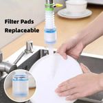 Bico Extensor de Torneira Com Filtro e Abraçadeira 360°