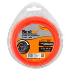 Fio De Nylon Estrela Para Aparador De Grama 2,4mm x 10m