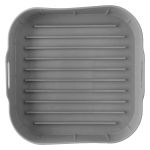 Forma de Silicone Quadrada com Alça para Air Fryer 20,5cm