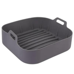 Forma de Silicone Quadrada com Alça para Air Fryer 20,5cm