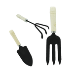 Kit Ferramentas Jardinagem 3pcs com Pá + Garfo e Ancinho