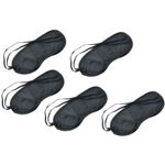 Kit Máscara Para Dormir Tapa Olho 5 Unidades