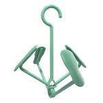 Mini Varal Para 2 Pares de Calcados Verde Flashlimp