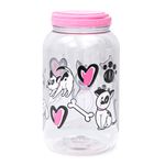 Porta Mantimentos Redondo Dog 3,6l Rosa - Ração