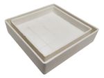 Ralo Invisivel 10 X 10 Quadrado Branco Deplasti