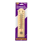 Termômetro Ambiente de Madeira 19,5cm Western Tr-11