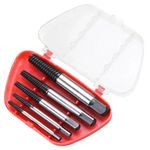 Extrator de Parafuso Quebrado Espanado 3 a 18mm Kit 5 Peças F-313