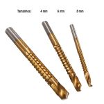 Jogo 3 Brocas corte lateral Espiral N4 N6 N8