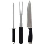 Kit Churrasco para Presente Faca, Chaira e Garfo
