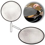 Tela Para Fritura Anti Respingo Com Cabo 25cm Diametro