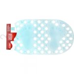 Tapete para Banheiro Antiderrapante Com Ventosas Oval 67x35cm