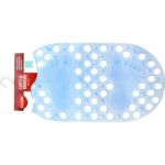 Tapete para Banheiro Antiderrapante Com Ventosas Oval 67x35cm