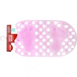 Tapete para Banheiro Antiderrapante Com Ventosas Oval 67x35cm
