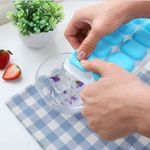 Forma de Gelo Silicone com Tampa 14 Cavidades HM-763
