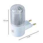Mini Abajur de Tomada Luz Noturna Bivolt LED BJ8701