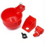 Kit 10 Bebedouro Automático para Galinha 65ml com Rosca 1/8