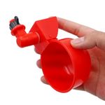 Kit 10 Bebedouro Automático para Galinha 65ml com Rosca 1/8