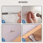 Kit 100 Pregos Ponta Dupla Para Madeira Rodapé Móveis