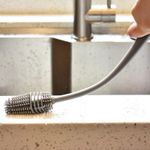 Escova para Lavar Copos e Garrafas de Silicone
