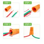 Kit Conector de Torção 180 Peças Profissional  AWG 10 a 22 