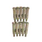 Chumbador Parabolt M8 X 60MM Aço Bicromatizado Kit 10 Peças