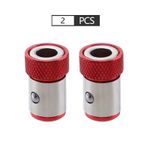 Kit 2 Anéis Magnéticos Super Ímã 1/4 para Parafusadeira