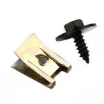 Kit 30 Parafusos com Arruela e Presilhas U Automotivas
