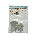 Kit 10 Cantoneiras em T Aço Inox 50mm 4 Furos