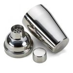 Coqueteleira Inox 500ml com Tampa Dosadora e Coador
