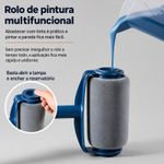 Rolo de Pintura com Reservatório Antirrespingo 500ml