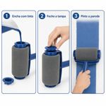 Rolo de Pintura com Reservatório Antirrespingo 500ml