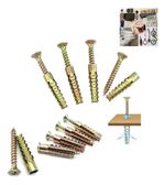 Kit 25 Buchas Metálicas Expansivas 5x30 + 25 Parafusos 3,5x35mm