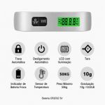 Balança Digital Portátil para Mala e Bagagem 50kg