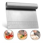 Espátula Inox Tubular Profissional Corte Para Massas Legumes