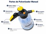 Pulverizador Manual Ranger 2L Bico Ajustável com Válvula