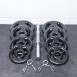 Kit Halter Ajustável 20 kg c/ Barra (40cm) Maciça