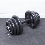 Kit Halter Ajustável 20 kg c/ Barra (40cm) oca