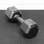 Dumbbell Sextavado Pintado 15Kg