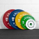 KIT Anilha Olimpica Calibrada de Ferro Chroma 159kg