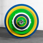 KIT Anilha Olimpica Calibrada de Ferro Chroma 159kg
