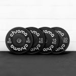 Kit de Anilha Black Bumper Chroma 100kg
