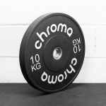 Kit de Anilha Black Bumper Chroma 100kg