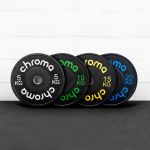 Kit de Anilha Bumper Chroma 100Kg
