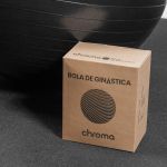 Bola de ginástica Chroma - 65cm / Preta