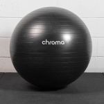 Bola de ginástica Chroma - 75cm / Preta