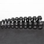 Kit Halter Hexagonal Vulcanizado 1 A 10Kg (10Prs) + Suporte