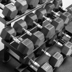 Kit Dumbbell Hexagonal Vulcanizado 12,5 a 30Kg (8 Pares) + Suporte