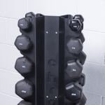 Kit Halter Sextavado 01 A 10Kg Texturizado + Suporte