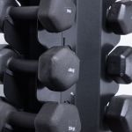 Kit Halter Sextavado 01 A 10Kg Texturizado + Suporte
