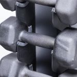 Kit Halter Sextavado 01 A 10Kg Texturizado + Suporte